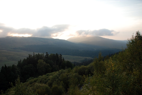 дорога в Хаджох, перевал Азишский