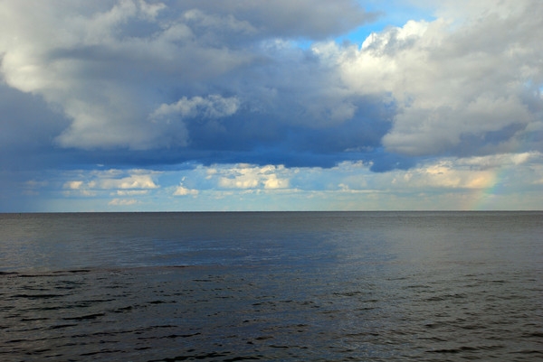 радуга над морем