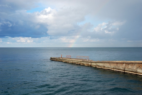 радуга над морем