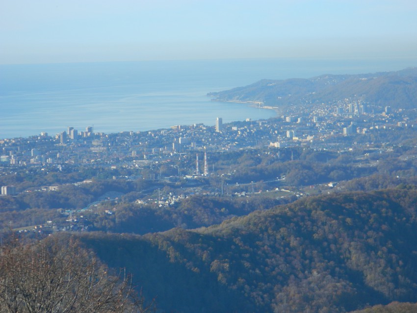 Пыльная дымка над городом
