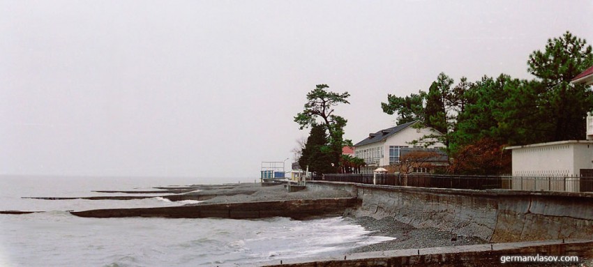 Адлер, набережная в 2003ем году