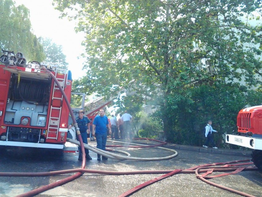 Сочи, пожар