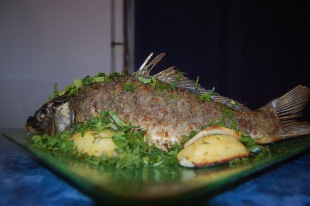 карп в духовке... ))