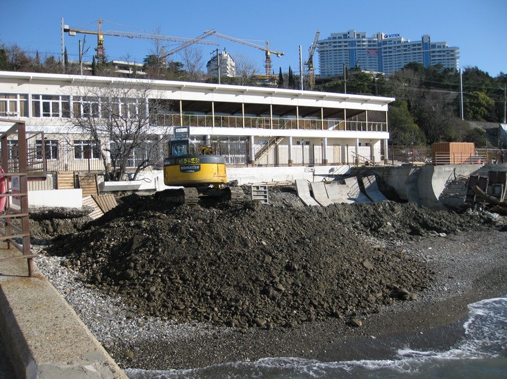 Пляж яхтклуба