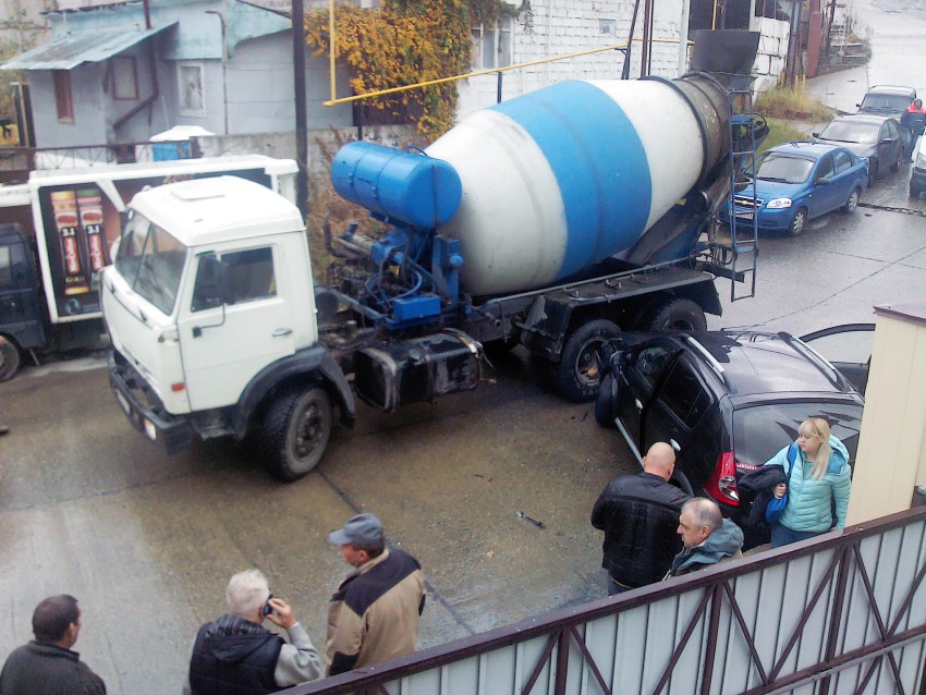 Авария КАМАЗ РЕНО