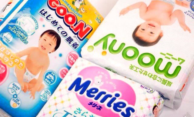 Японские подгузники и бытовая химия