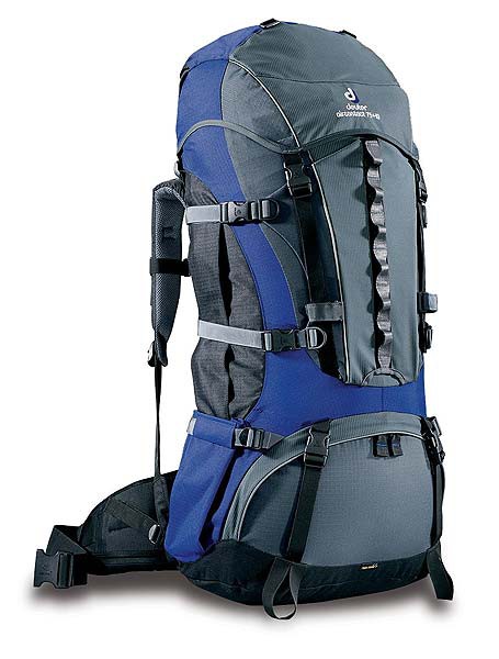 два туристических рюкзака Deuter Aircontact 75+10 412 anthracit 