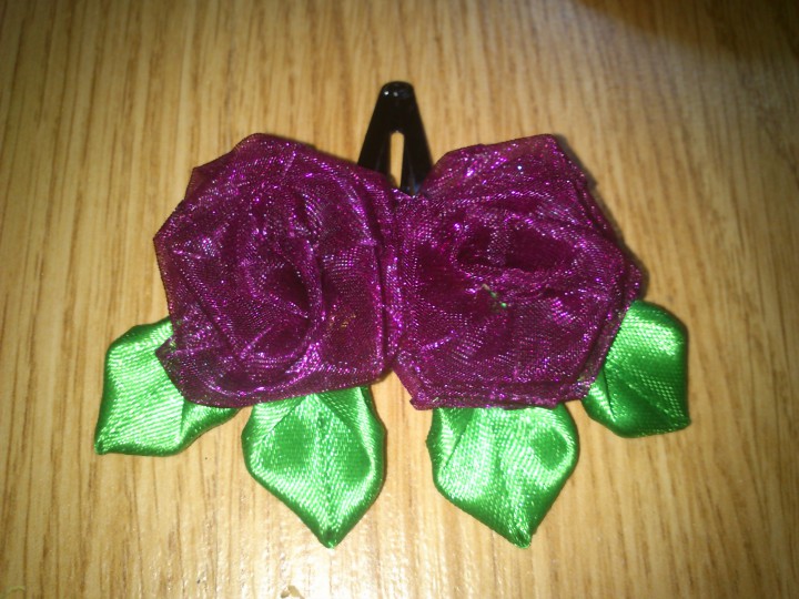 Заколки и резинки ручной работы