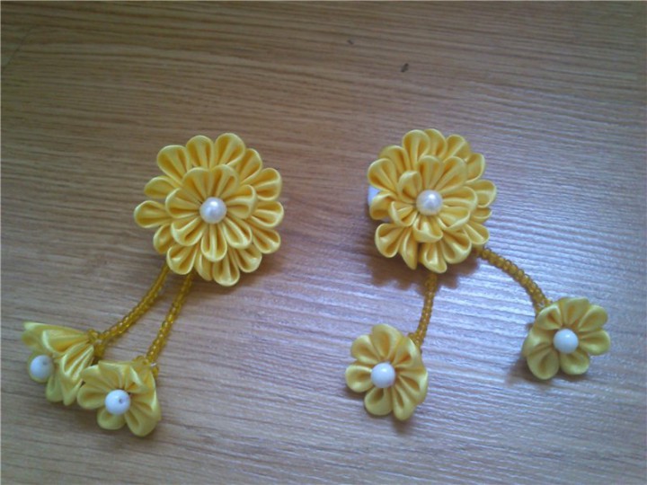 Заколки и резинки ручной работы