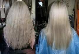 Кератиновое выпрямление и восстановление волос