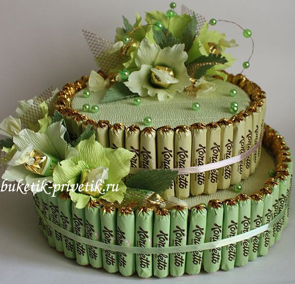 букеты и композиции из конфет