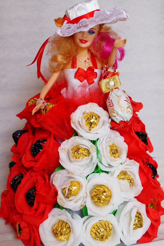 букеты и композиции из конфет