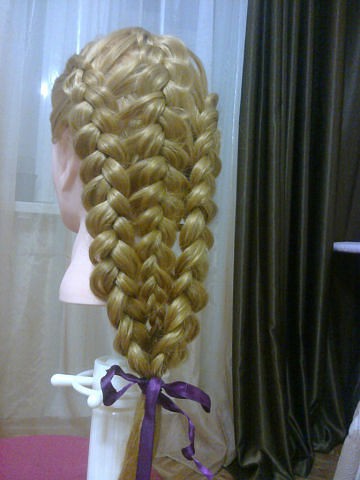 Плетение кос и прически