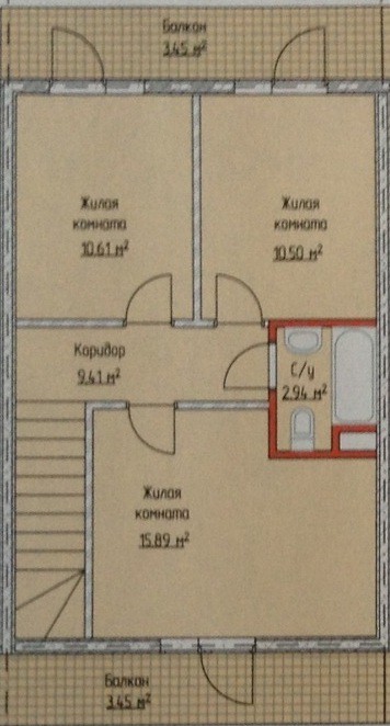 Продаю отличный Таунхаус 108 кв.м всего за 3.500.000 руб. Собств