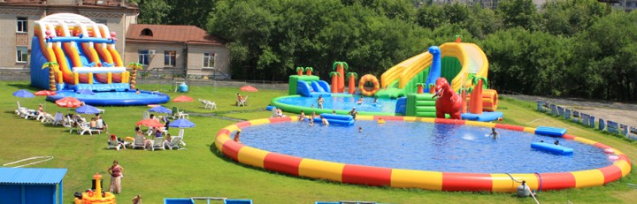 Продажа надувных батутов, водных аттракционов, блобов, зорбо шар