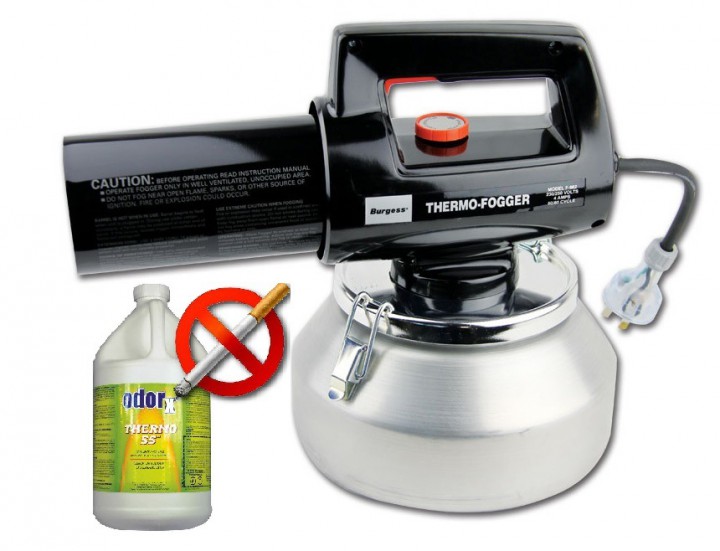 Удаление запахов в автомобиле, технология "сухой туман"