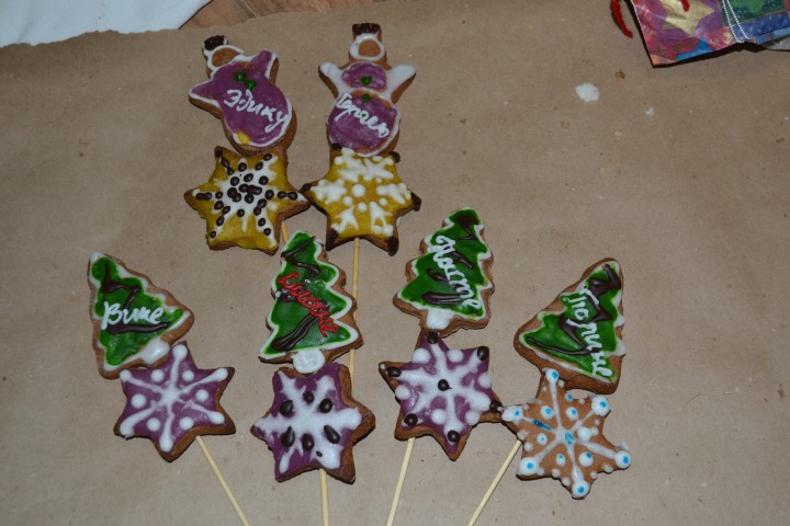 имбирное печенье ручной работы