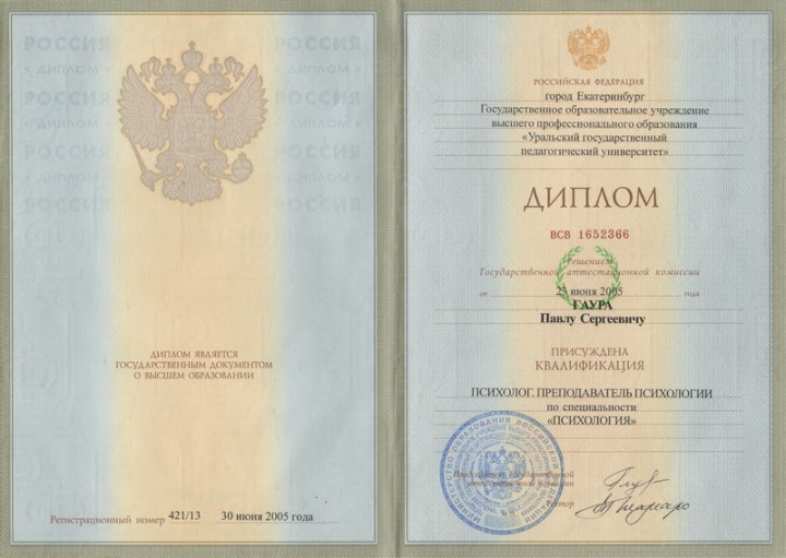 Частная психологическая практика. Гаура Павел.