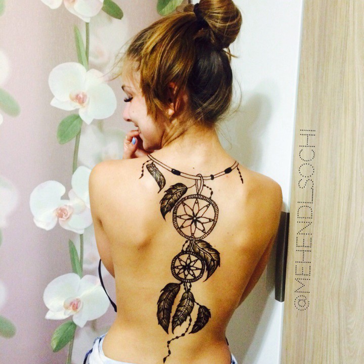 Роспись хной, свадебное мехенди, временные тату