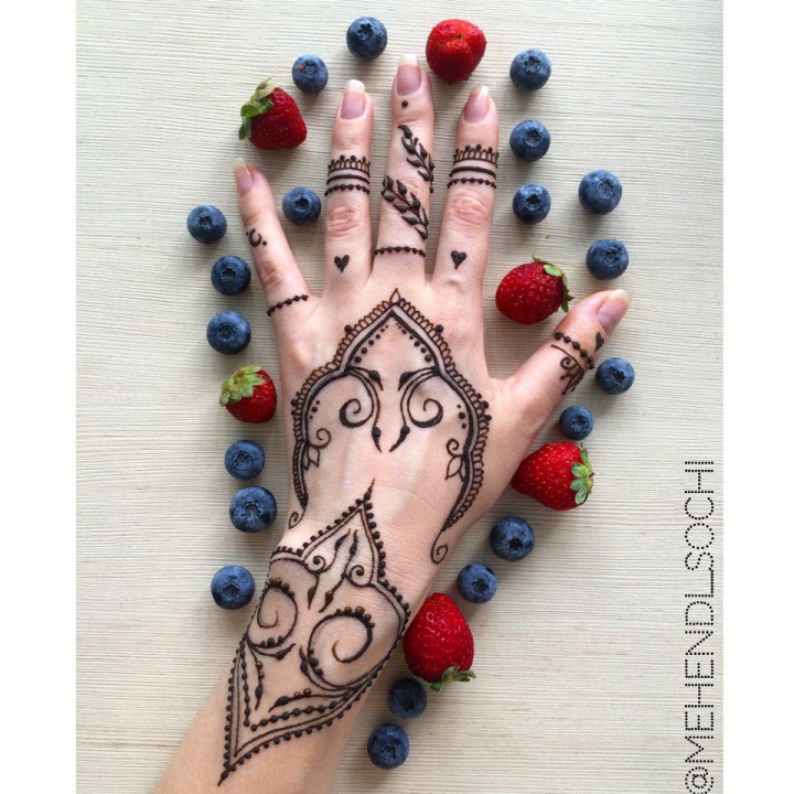 Роспись хной, свадебное мехенди, временные тату