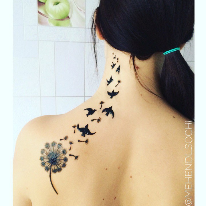 Роспись хной, свадебное мехенди, временные тату