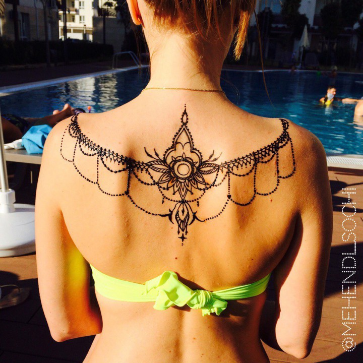 Роспись хной, свадебное мехенди, временные тату