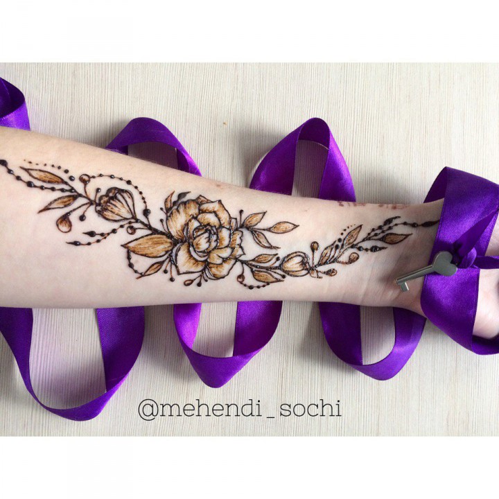 Роспись хной, свадебное мехенди, временные тату