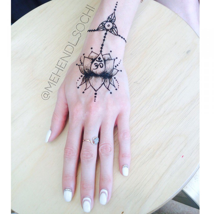 Роспись хной, свадебное мехенди, временные тату