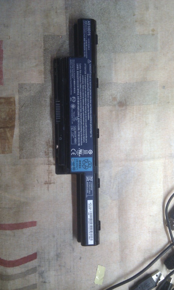 Батарея от ноутбука ACER б.у  6 месяцев