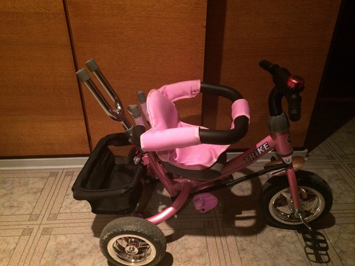 Потеряли ручку держатель и козырек от детского велосипеда Trike