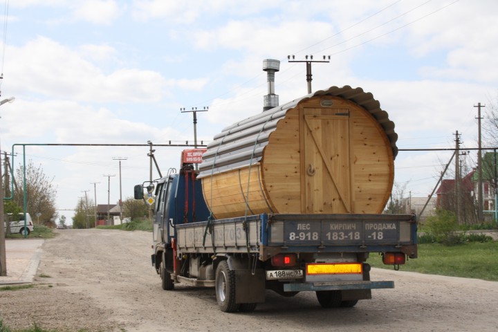 Баня бочка в наличии и под заказ