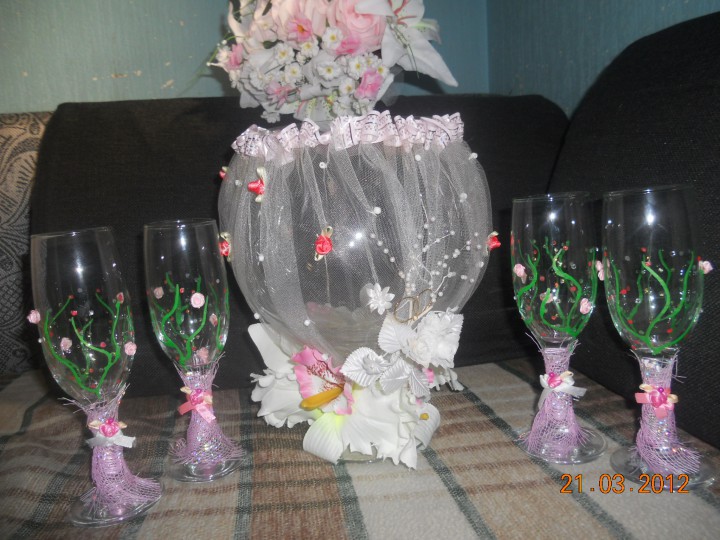 Свадебные украшения ручной работы, флористика.