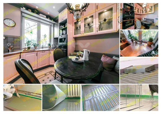 Укладка теплого пола под плитку или под ламинат.