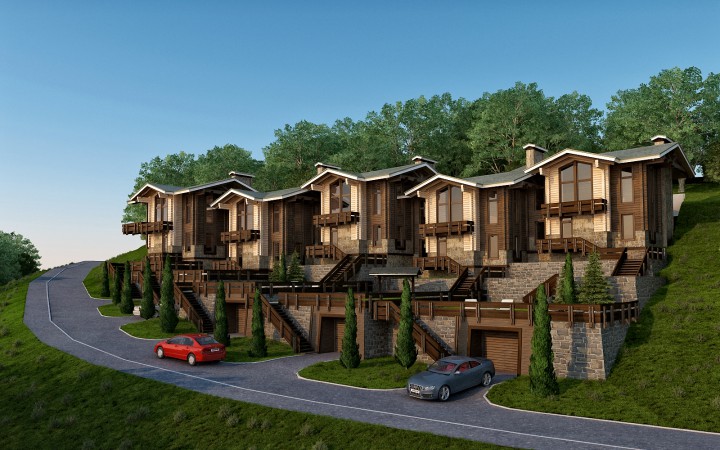 Лучшие дома из клееного бруса и оцилиндрованного бревна.
