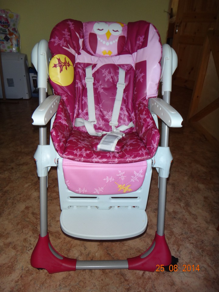 Детский стульчик для кормления chicco polly