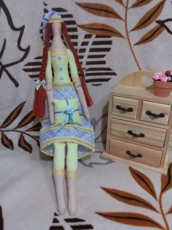 Куклы Тильда и Снежка ручной работы.