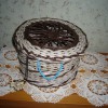 Шкатулка плетеная ручной работы