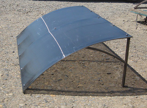 Козырьки из поликарбоната.