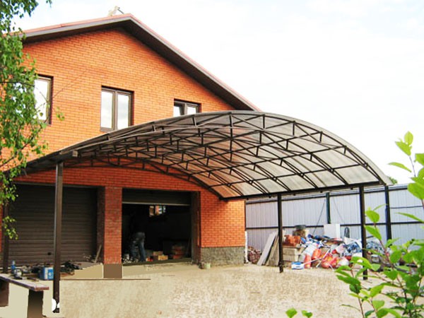 Навесы из профнастила