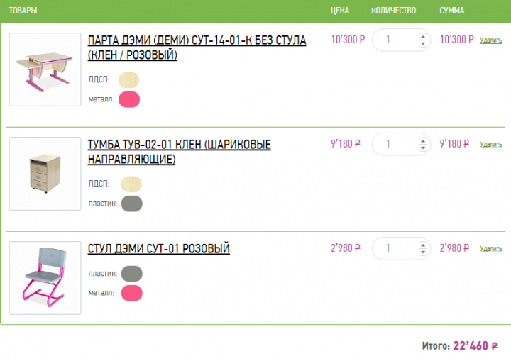 Растущая мебель Дэми