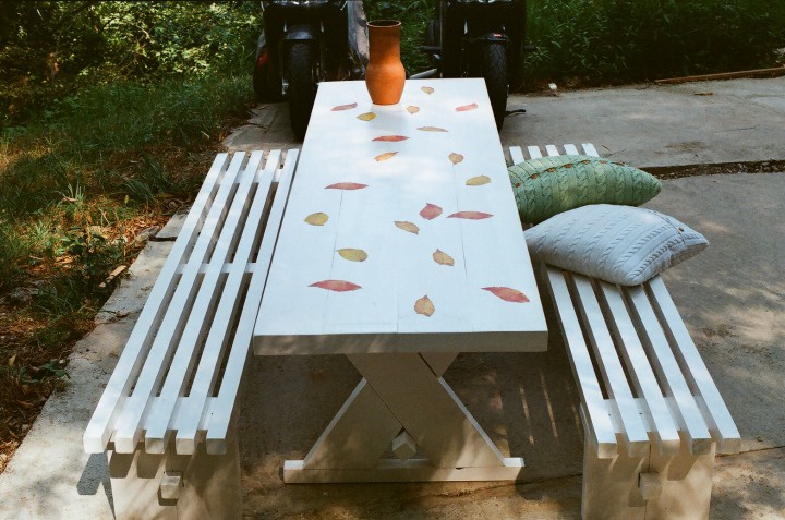 Столы и лавки для кафе и дачи