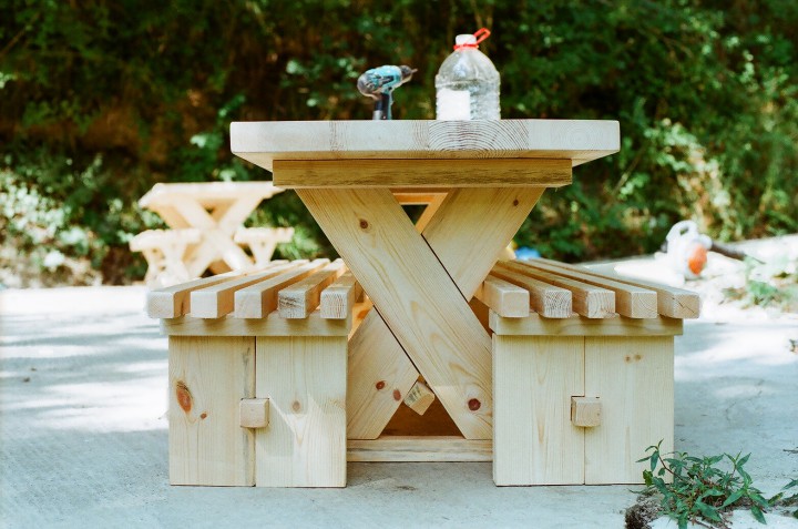 Столы и лавки для кафе и дачи