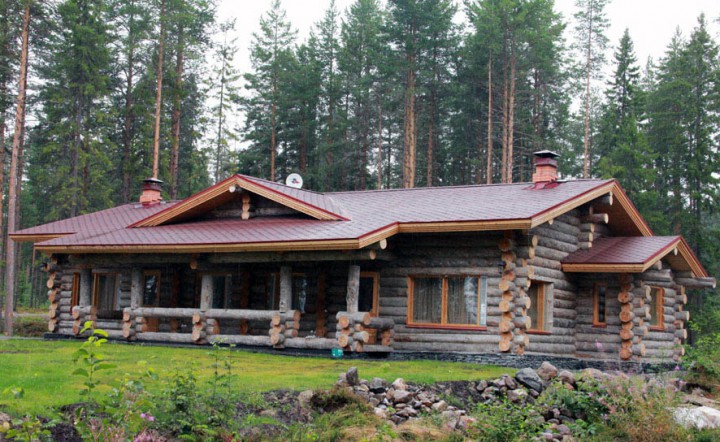 Дома из сухостойной карельской сосны