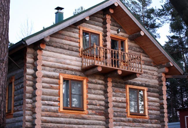 Дома из сухостойной карельской сосны