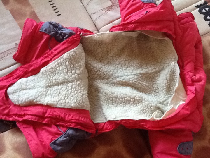 Продам осенне -зимний комбинезон на девочку 80-86 см