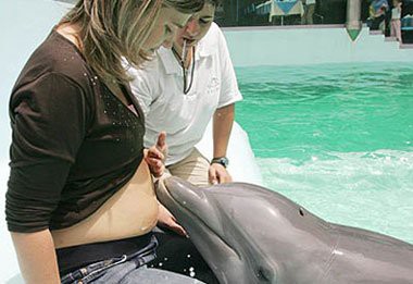 Дельфинотерапия для будущих мам