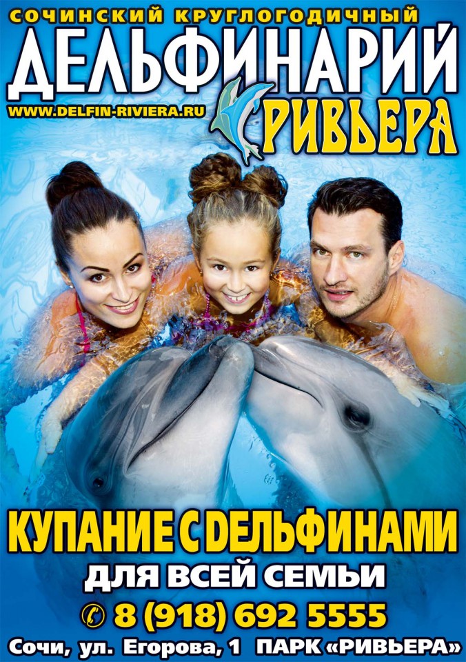 Плавание и купание с дельфинами