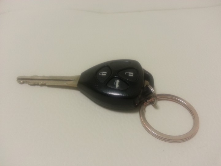 Найден ключ от а/м тойота.
