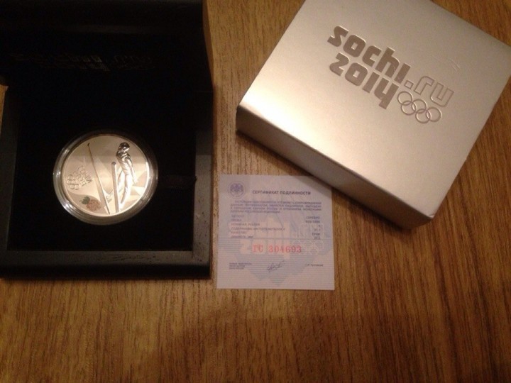 Серебреные монеты всех видов спорта! 