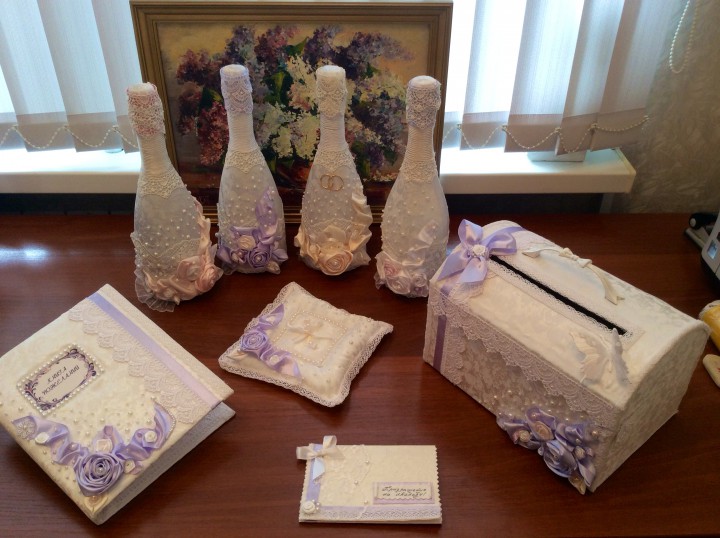 СВАДЕБНЫЕ АККСЕССУАРЫ РУЧНОЙ РАБОТЫ: КНИГИ, СУНДУЧКИ, БУТЫЛКИ...